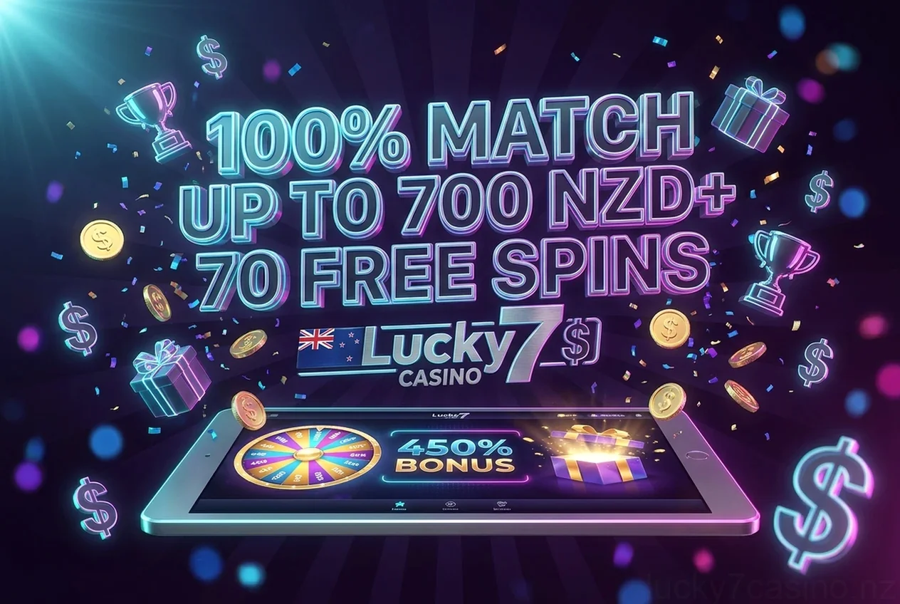 100% MATCH UP TO 700 NZD+ 70 FREE SPINS